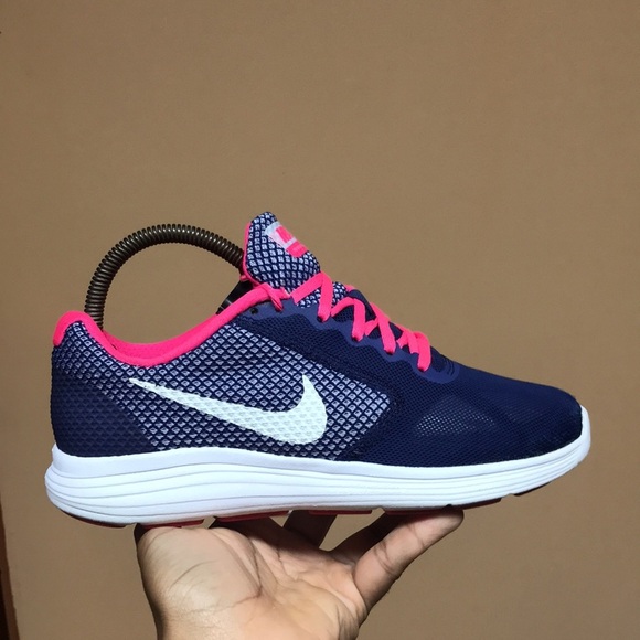 Nike Revolution 3 Womens Athletic Sneakers “Purple/Pink/White” - Picture 4 of 13